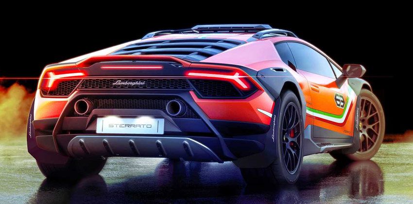  Lamborghini Huracan Sterrato rear