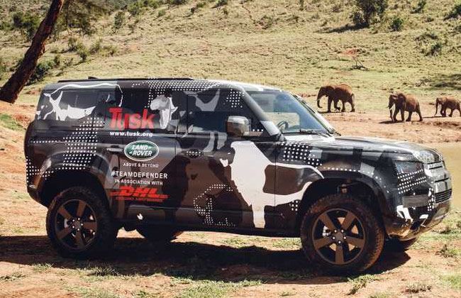 Upcoming Land Rover Defender spotted in Kenya doing conservation work 