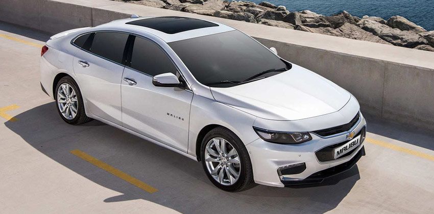 Chevrolet Malibu Front Top Angular
