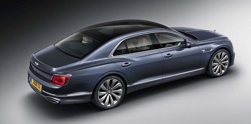 new Bentley Flying Spur top-view