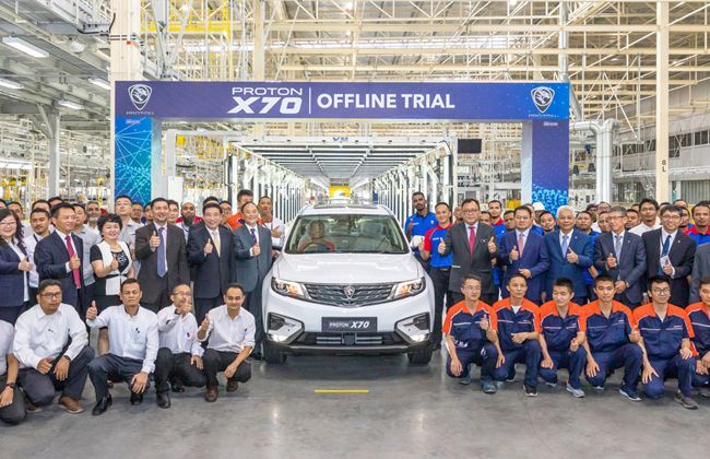 Local assembly trail for X70 begins 
