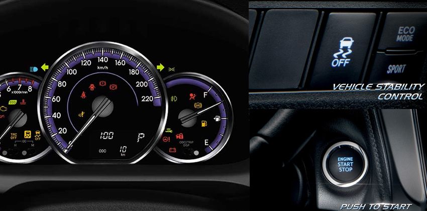 Toyota Vios Interior Features