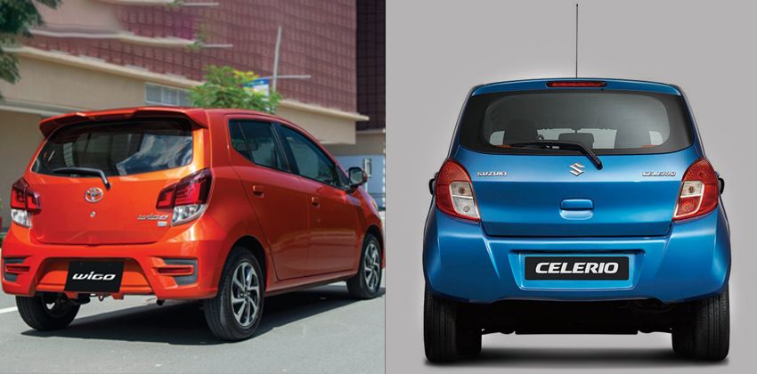 Toyota Wigo vs Suzuki Celerio Rear