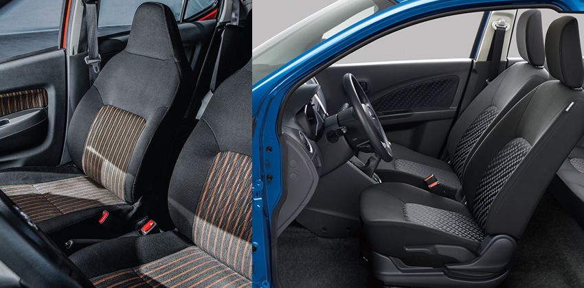 Toyota Wigo vs Suzuki Celerio Cabin