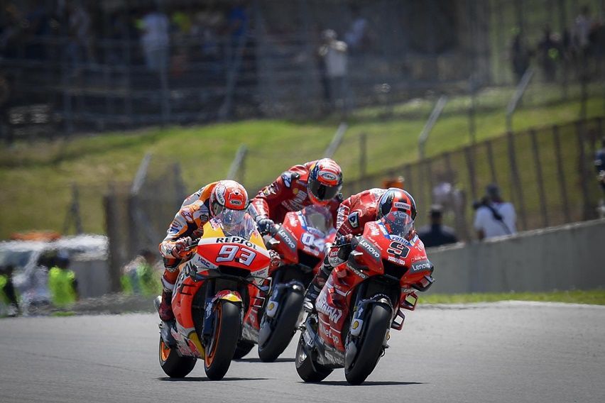MotoGP: Duet Ketat Pembalap Ducati dengan Marquez di Catalunya