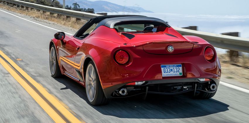 Alfa Romeo 4C Rear Angular