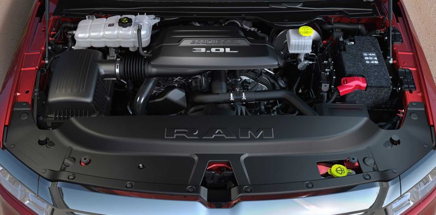 2020 RAM 1500 EcoDiesel Engine Bay
