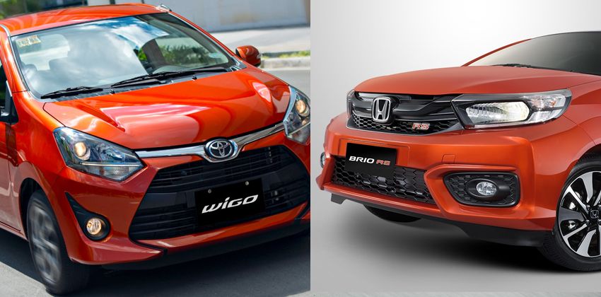 Toyota Wigo & Honda Brio Front Angular