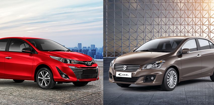 Toyota Vios vs Suzuki Ciaz
