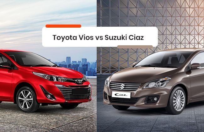 Toyota Vios vs Suzuki Ciaz