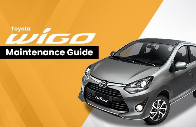Toyota Wigo: Maintenance guide