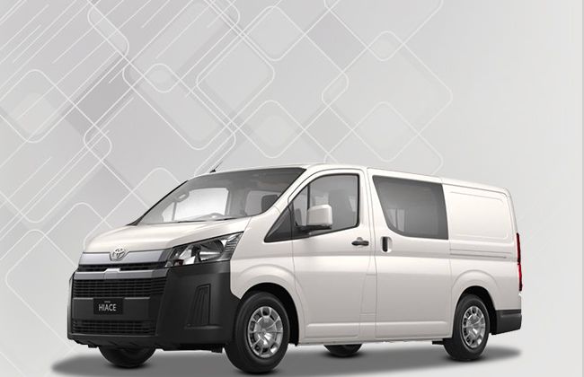 There is a Toyota Hiace in Australia with a V6