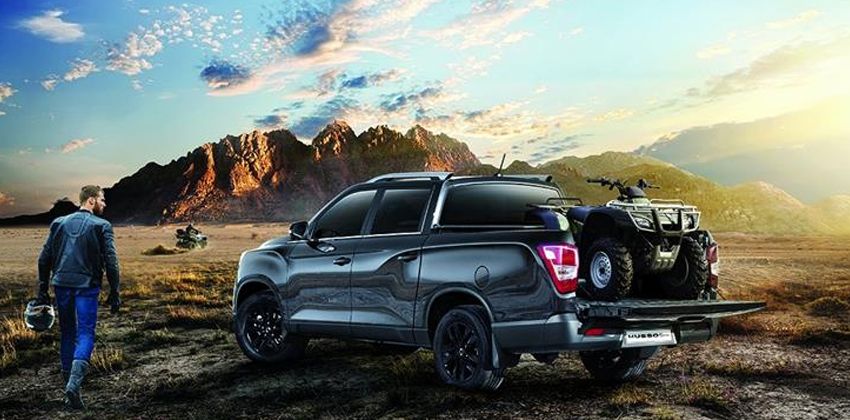 2020 Ssangyong Musso Grand Rear Angular
