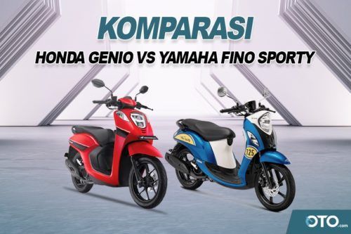 Adu Skutik Gaya Retro Murah Meriah, Honda Genio vs Yamaha Fino 