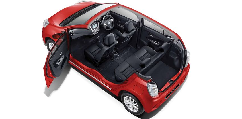 Perodua Axia cabin
