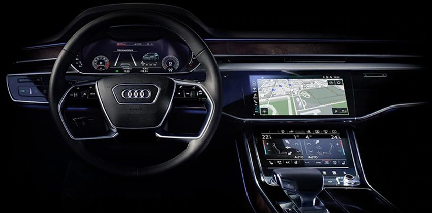 Audi A8 dash