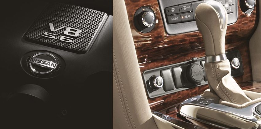 2019 Nissan Patrol Royale Engine & Gear Lever