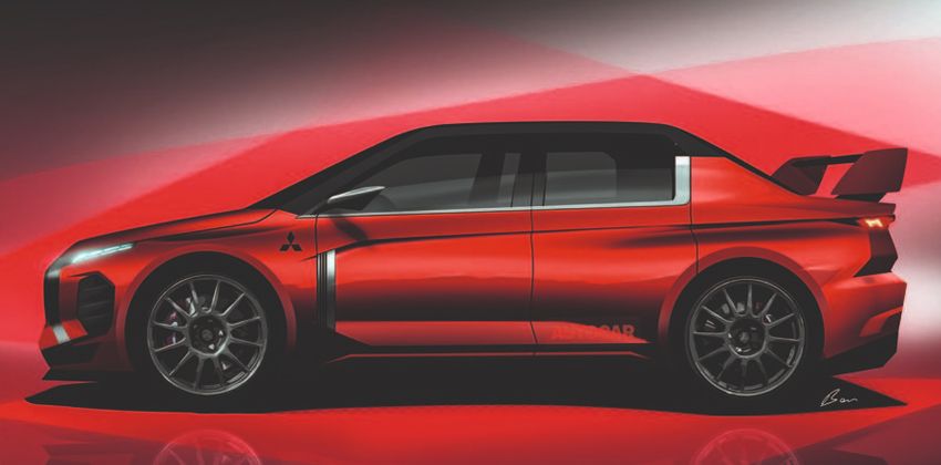 New Mitsubishi EVO side