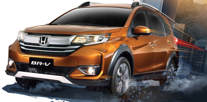 2019 Honda BR-V Front Angular Brown