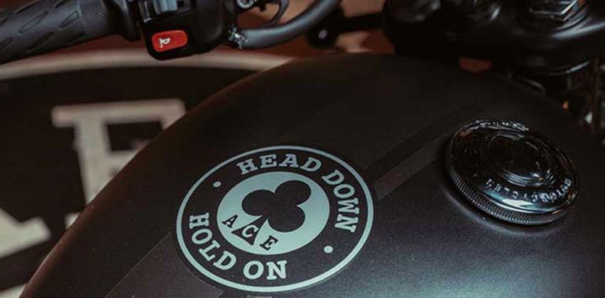 2019 Triumph Bonneville T120 Ace TANK LOGO