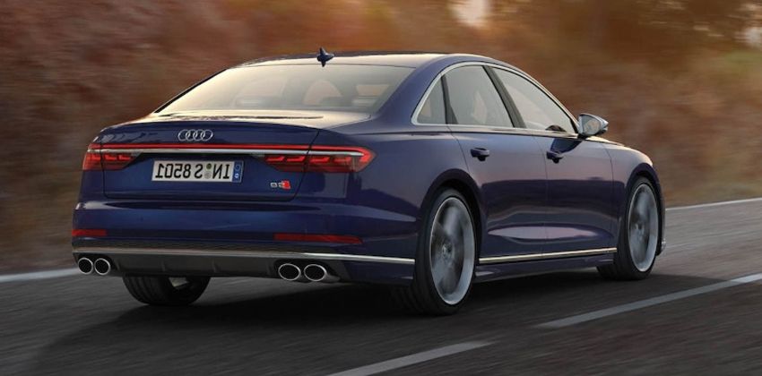 2020 Audi S8 rear