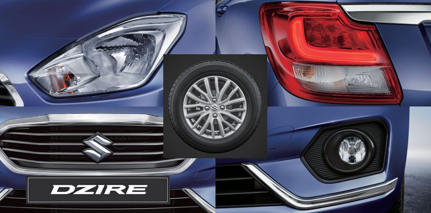Suzuki Dzire Exterior Features