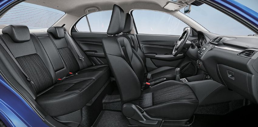 Suzuki Dzire Seating