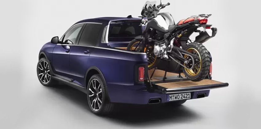 BMW X7 Pickup concept boot