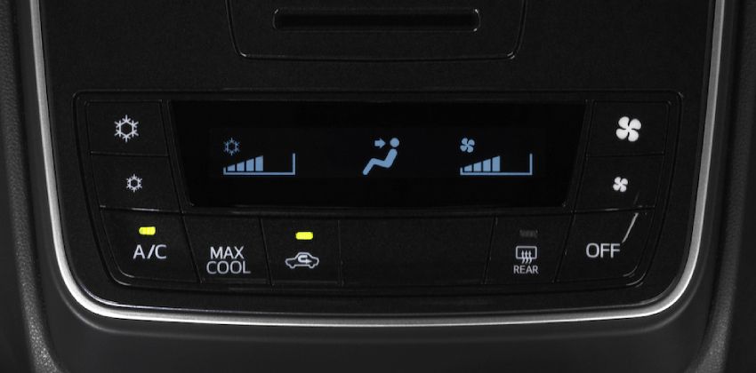 2019 Toyota Avanza Digita AC Controls