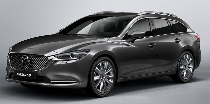 Mazda 6 Wagon Front Angular Grey