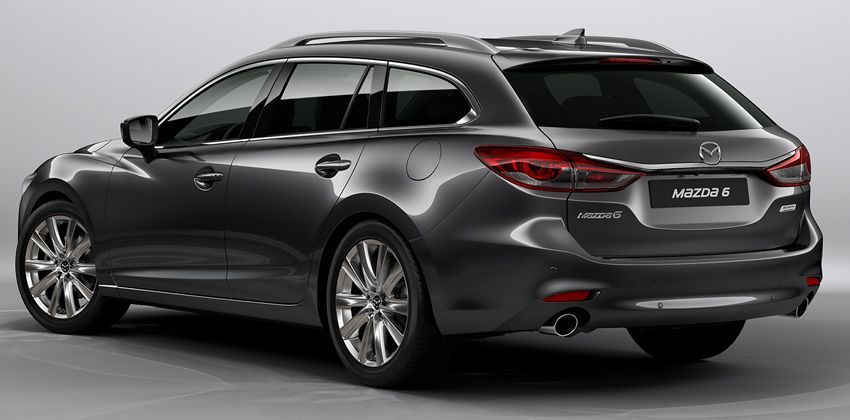 Mazda 6 Wagon Rear Angular Grey