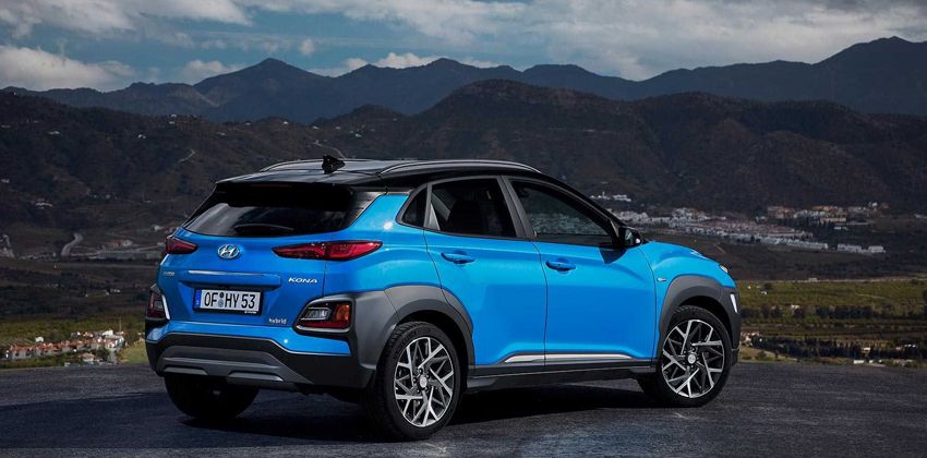 Hyundai Kona Hybrid Rear Angular
