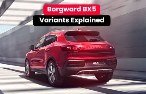 Borgward BX5 - Variants explained