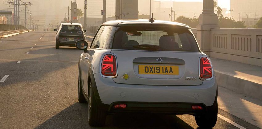 Electric 2020 Mini Cooper SE  rear