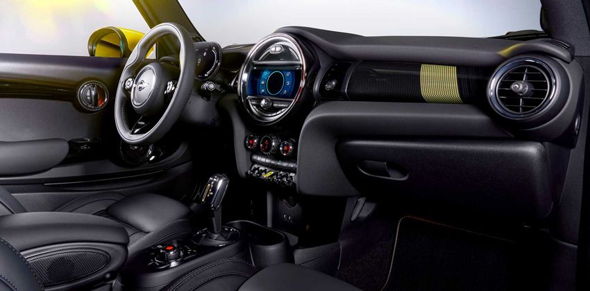 Electric 2020 Mini Cooper SE  cabin