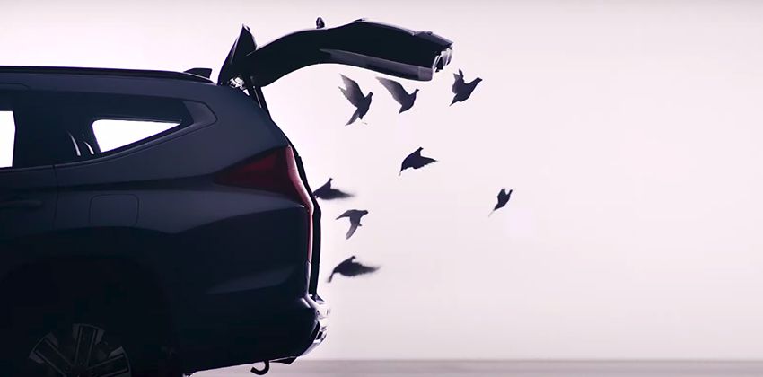 Upcoming Pajero Sport Rear Teaser