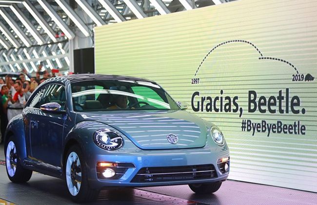 Last Beetle rolled out off the VW Puebla Plant, Mexico 