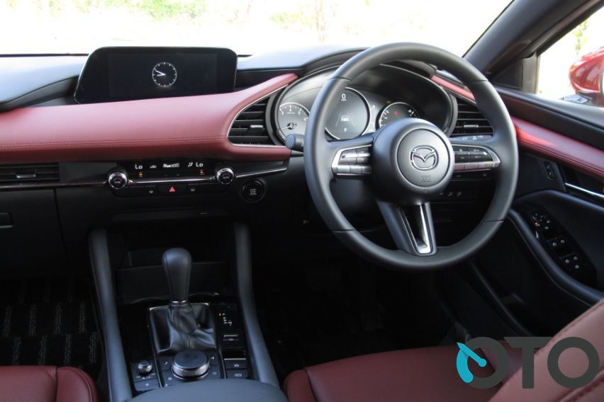 Interior Mazda3 sedan