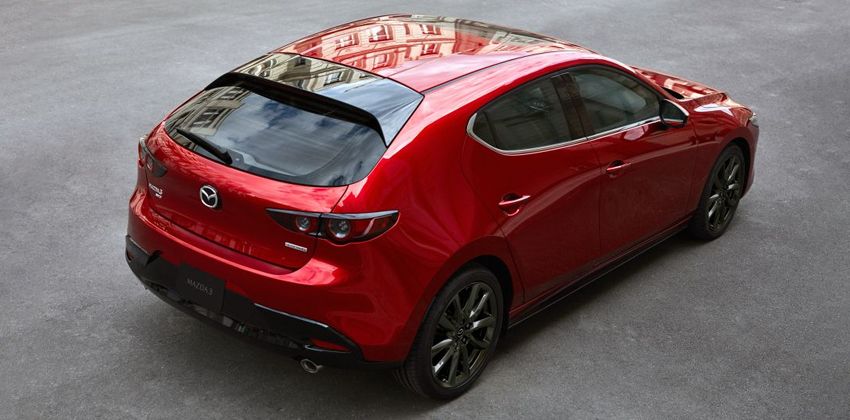 Mazda 3 Hatchback top-view