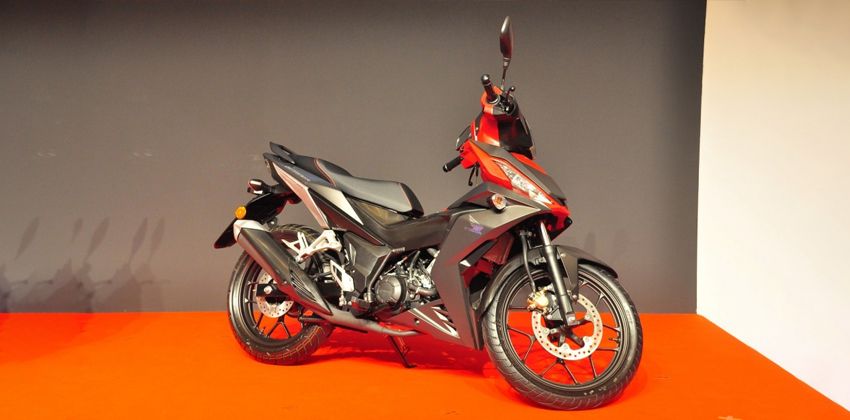 Honda RS 150R side profile