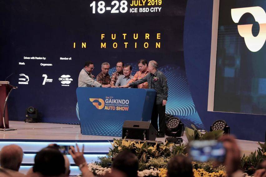 GIIAS 2019 Resmi Dibuka Jusuf Kalla