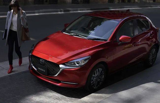 Check out the Mazda 2 facelift, gets a new design and driving aids 