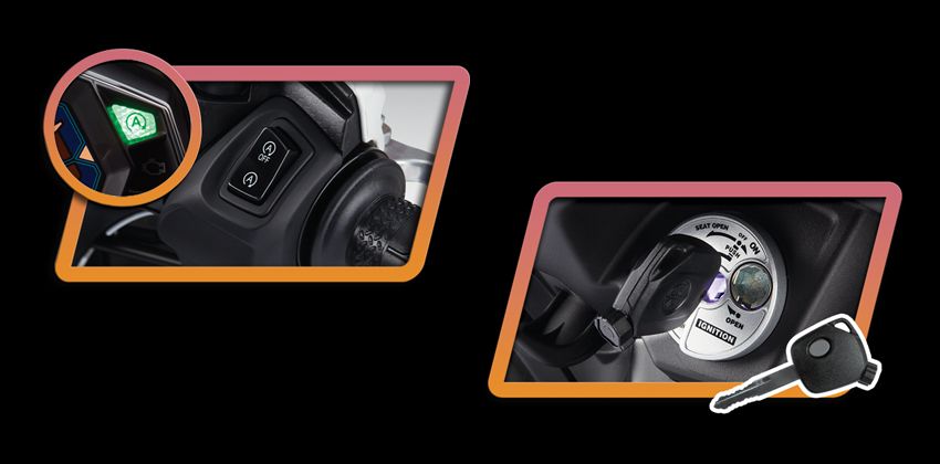 Yamaha Mio i 125 switch