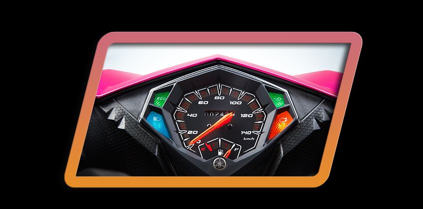 Yamaha Mio i 125 instrument cluster