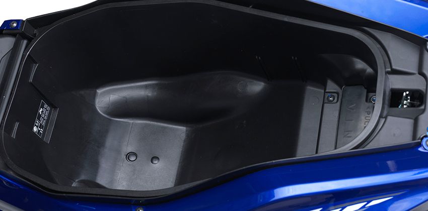 Yamaha NVX storage space