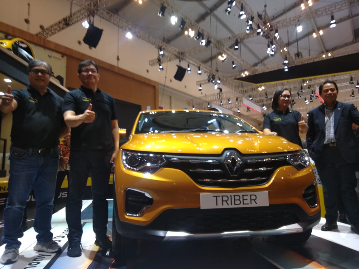 Renault Triber Dipertontonkan di GIIAS 2019, Harganya Tetap Dibungkam