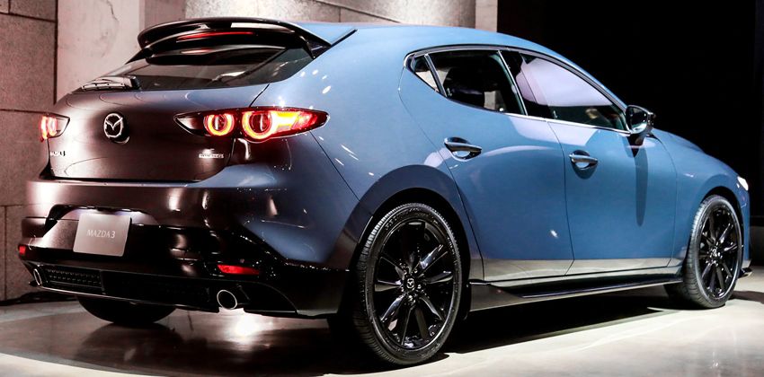 2019 Mazda 3 hatch rear