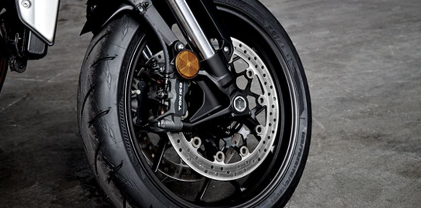 Honda CB1000R brake & suspension