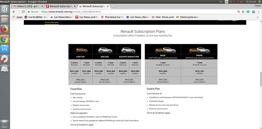 Renault Subscription service