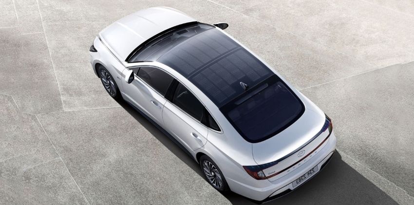 2020 Sonata Hybrid TOP-VIEW